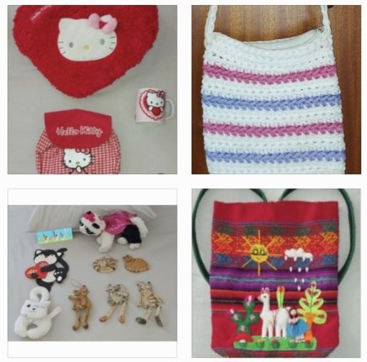 Malas Hello Kitty e outras.