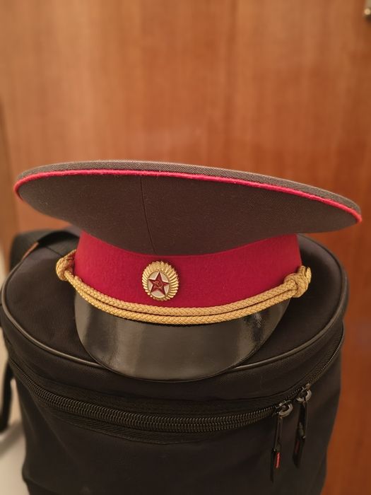 Chapéu de viseira de representação /parada militar exército vermelho