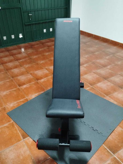Banco de Musculação, Inclinável Decathlon + 4 Base chao