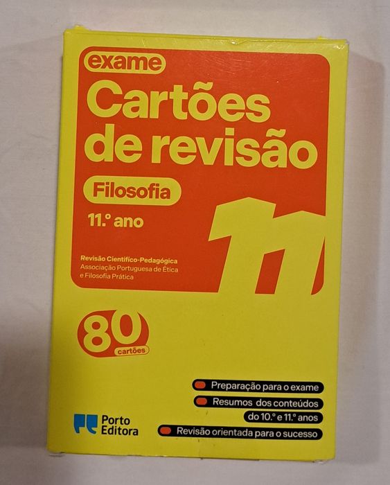 Cartões Filosofia 11° Ano de 2026