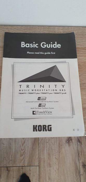 Instrukcja obsługi korg trinity