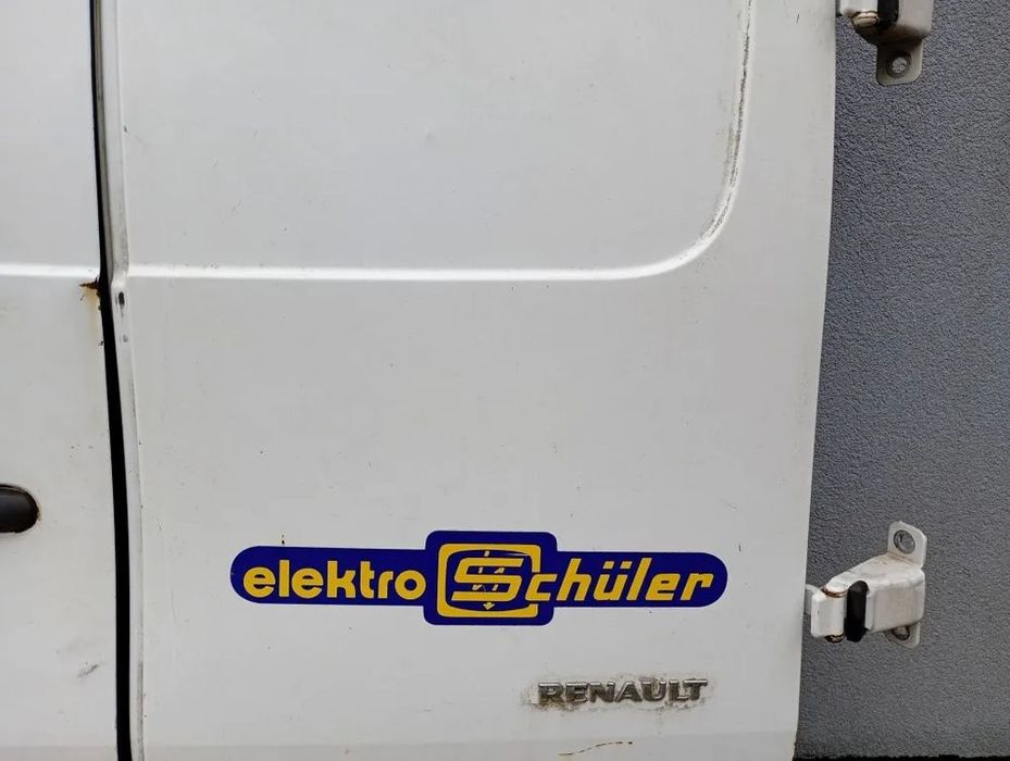 drzwi tylne prawe tył kompletne renault kangoo ii iii 2008-2021 białe