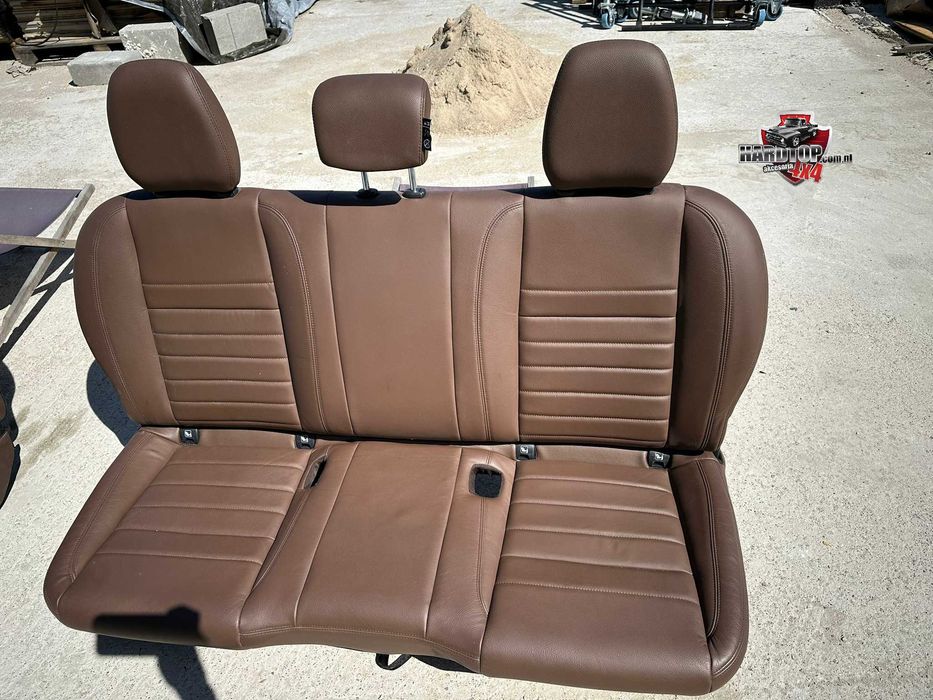 FOTELE Oryginalne Zestaw Skóra TYLNE TYŁ Mercedes X