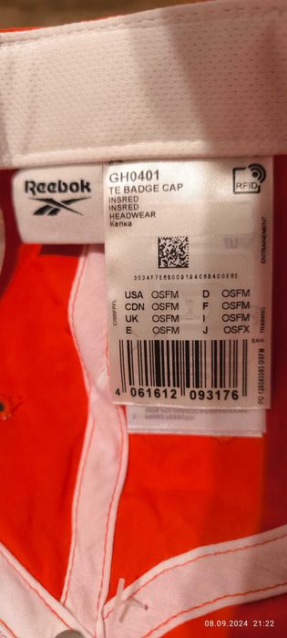 Кепка Reebok Badge