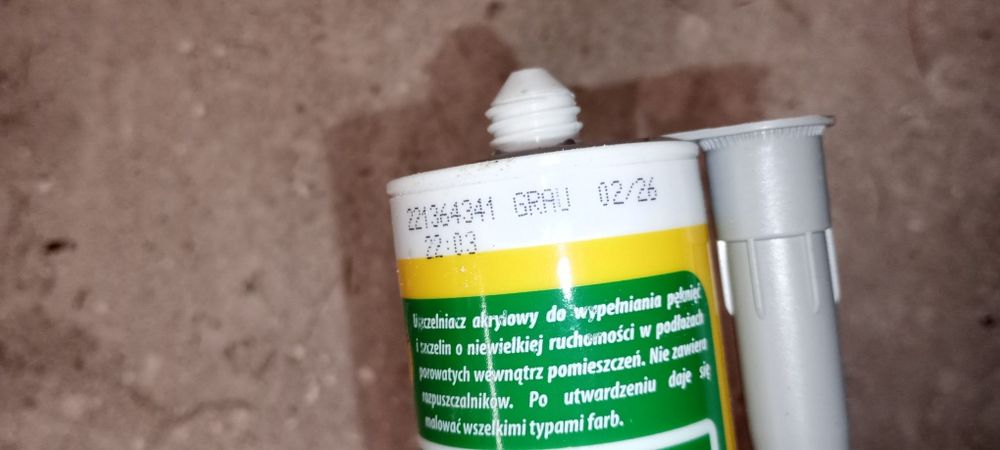 Akryl uniwersalny szary