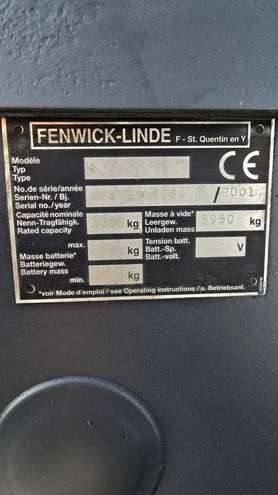Empilhador Linde 3500Kg Gasóleo