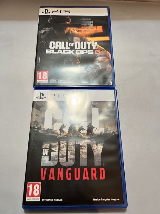 Lote pack ps5 cod black ops 6 + vanguard