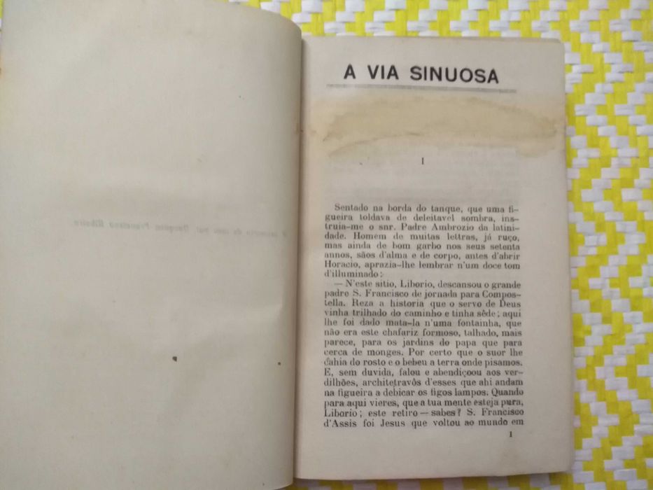 A VIA SINUOSA – 
Aquilino Ribeiro 
Livrarias Aillaud Bertrand 1922