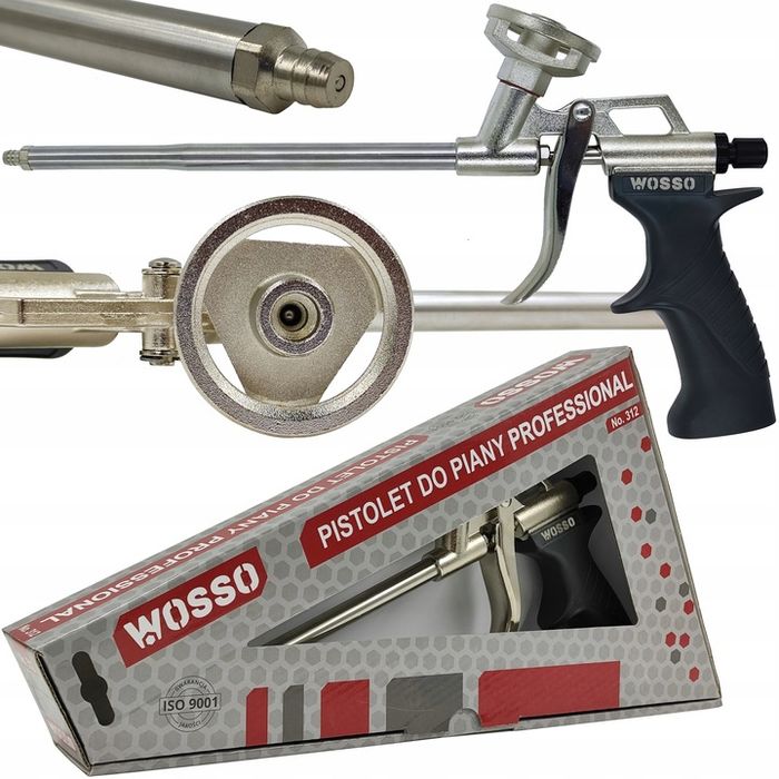 Pistolet Do Piany Montażowej Klejenia Styropianu Na Pianki Kleju Metal