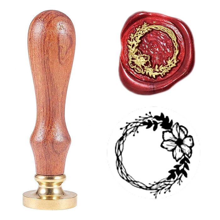 Stempel + wosk + łyżka