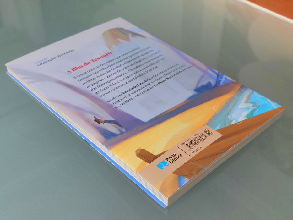 A Ilha do Tesouro de Robert L Stevenson do Plano Nacional de Leitura