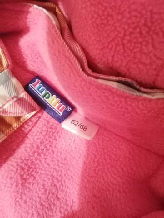 Ciepły kombinezon 62-68 dla dziewczynki