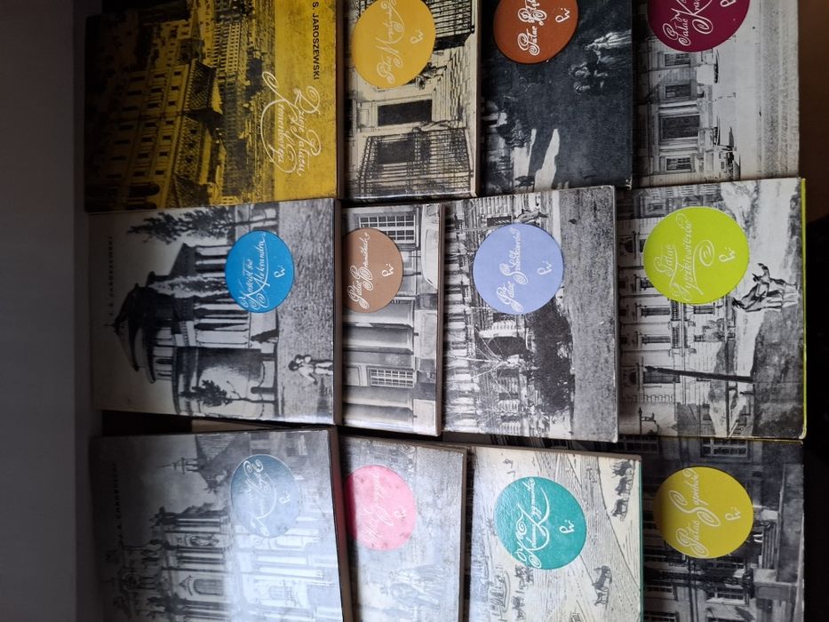 Seria 12 książek  Zabytki Warszawy PWN, Palac Sapiehów, Tyszkiewiczów,