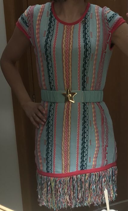 Vestido Elisabetta Franchi 44 Glória E Vera Cruz •