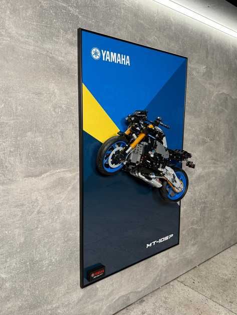 Арт Рамка 80x50 LEGO Technic Yamaha MT-10 SP (42159) + Кріплення