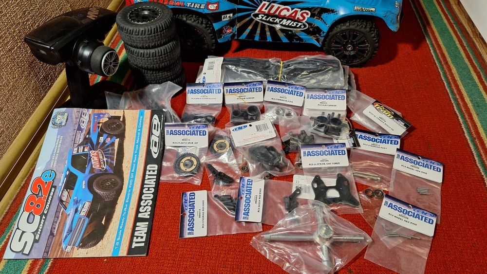Taem Associated SC8.2e 1/8 шорт корс на радіоуправлінні
Short Couurse 4wd off road
