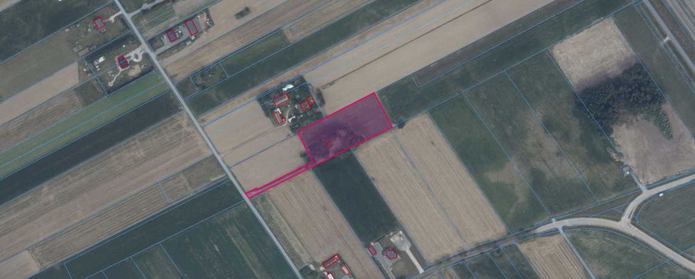 Działka rolno-budowlana 7 289 m² | Chotynia 12 gm. Sobolew | Media