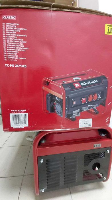 Німецький генератор Einhell TC-PG 25/1/E5 (2.1 - 2.4 кВт) – Оригінал