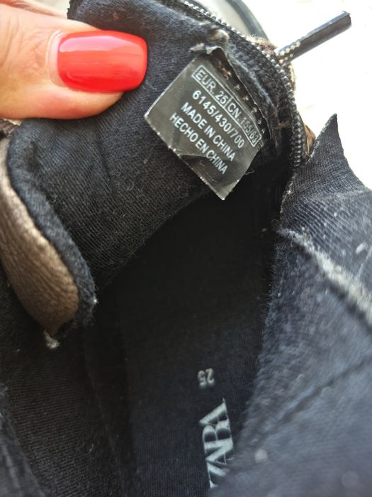 Ботінки Zara 25 розмір, черевики, демісезонні ботінки
