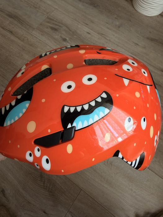 Шолом велосипедний дитячий ABUS Smiley 3.0 orange monster