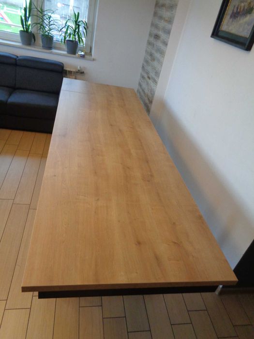 Stół Rozkładany LOFT industrialny 160-260x90 (2x50 Dostawki) EGGER
