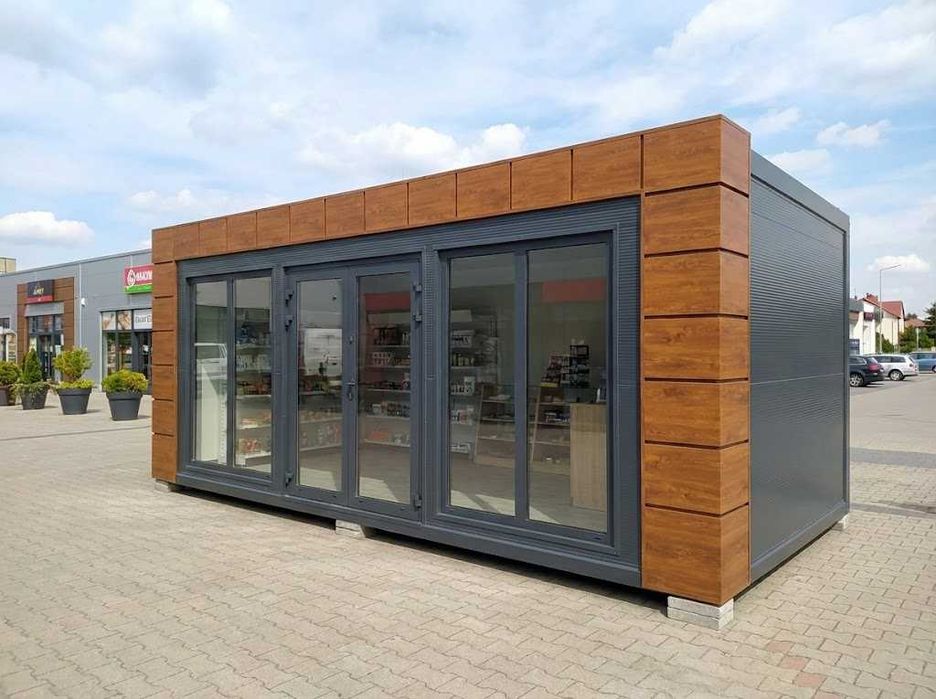 Kontener Pawilon Handlowy biurowy Mieszkalny 6x3(600x300cm) -STAGO