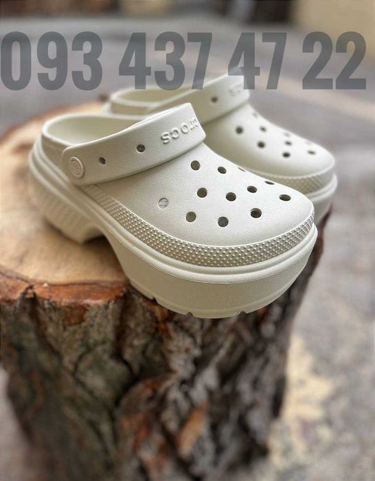 Жіночі Крокси Сабо на Платформі Stomp Clog  Crocs Crocs Stomp Clog