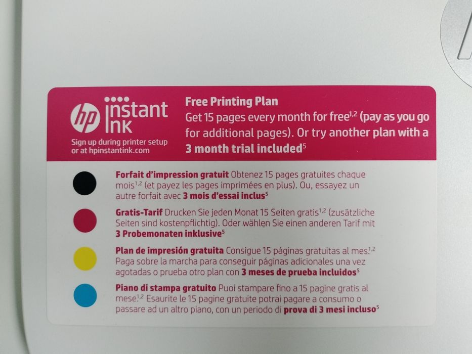 Impressora HP multifunções nova