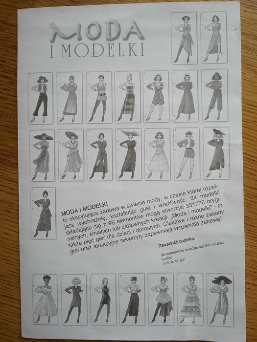 Gra kafelkowa Moda i Modelki