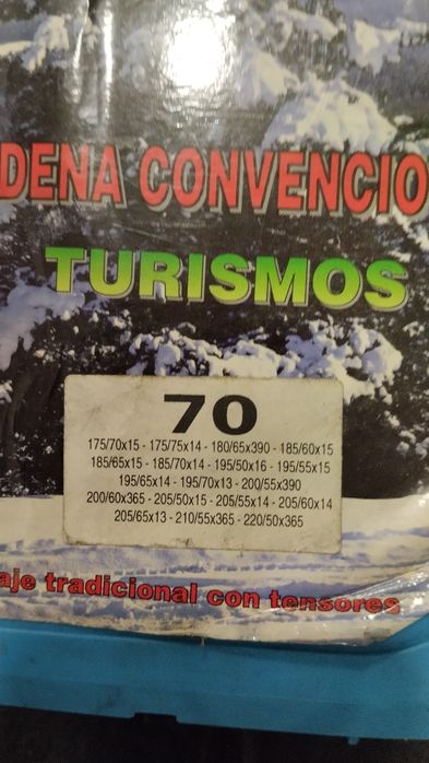 Correntes para pneus na neve