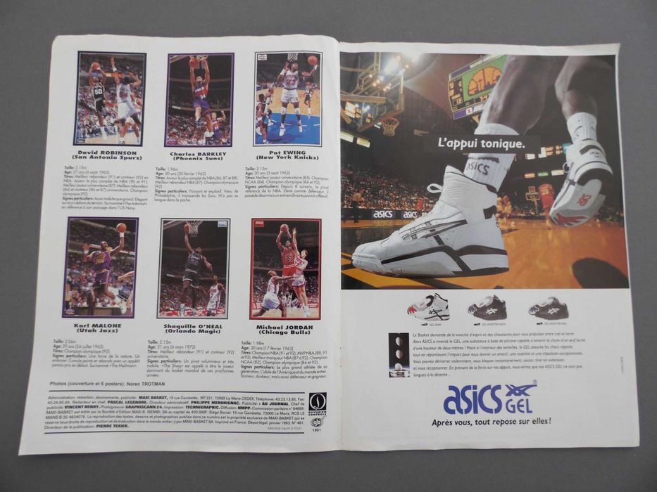 Revista Maxi Basket Hors Serie Nº 1 Fevereiro-Março de 1993