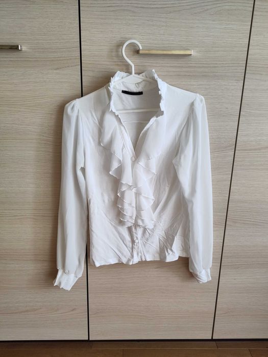 Bluzka elegancka ecru