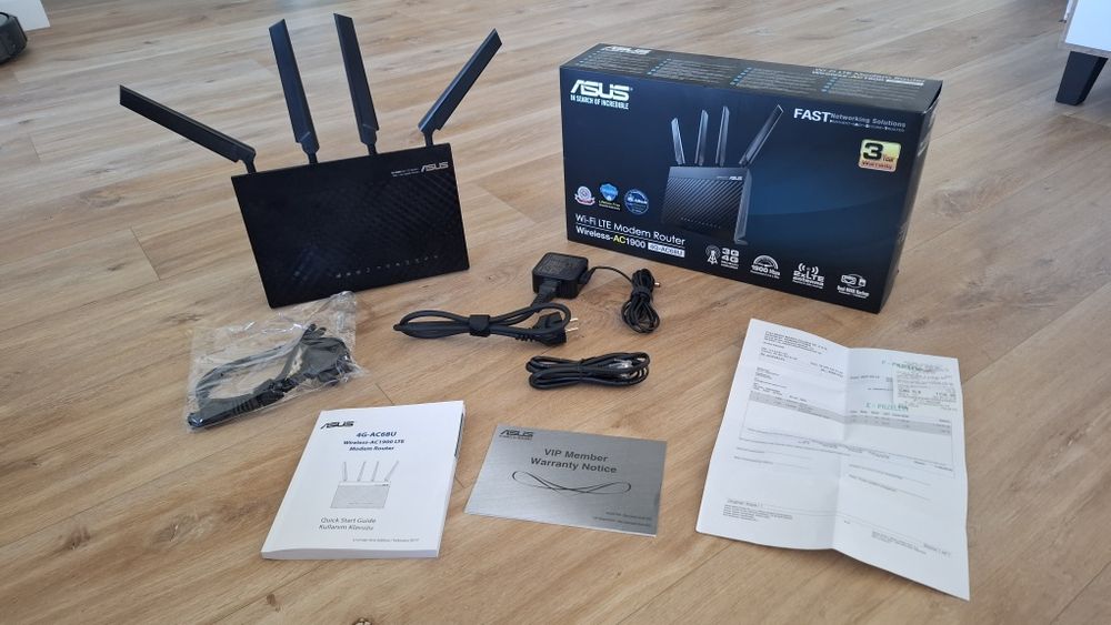 ASUS 4G-AC68U, router Wi-Fi 5 z Ai-Mesh i modemem 4G/LTE micro SIM