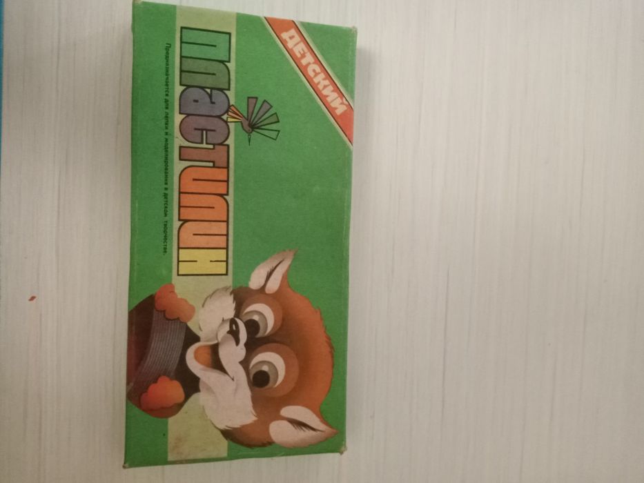 Детский пластилин производства СССР