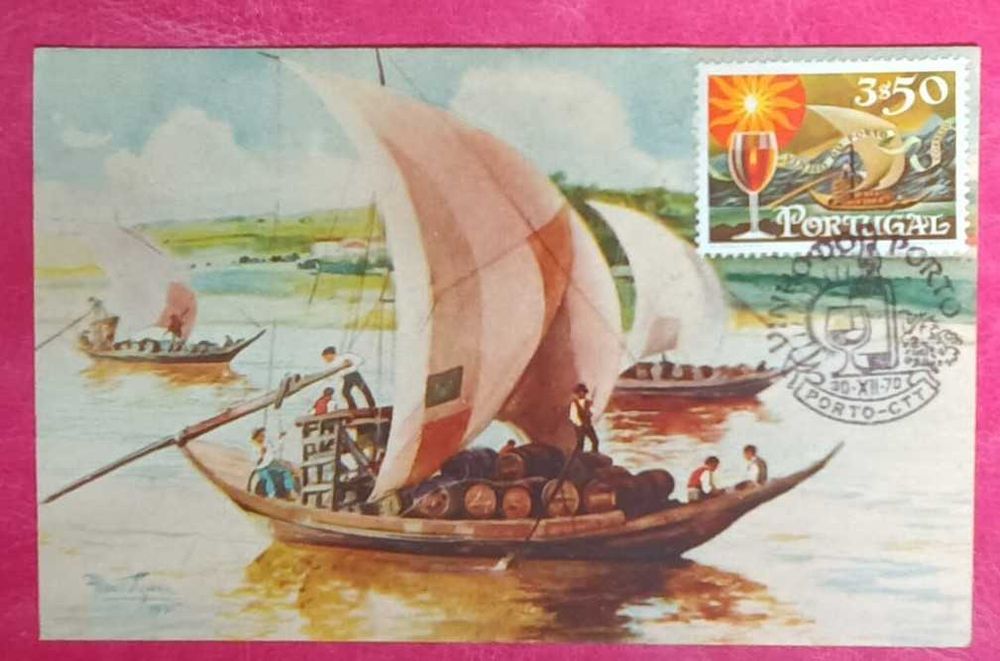 Postal Máximo Vinho do Porto 1970