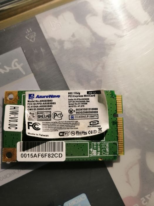 Módulo Wi-Fi Asus X50N