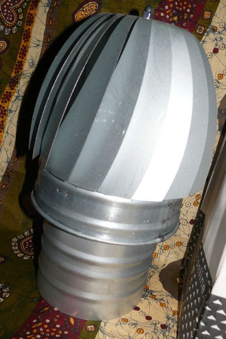 Chapeu de chaminé em aço galvanizado
