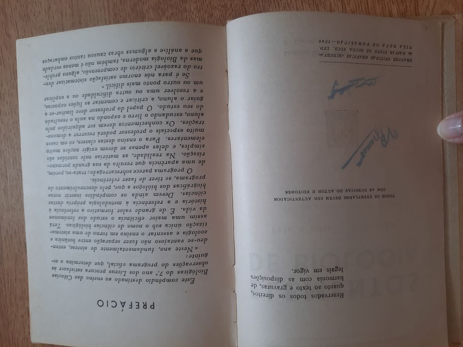 Elementos de Biologia  jose AB da Silva Branco