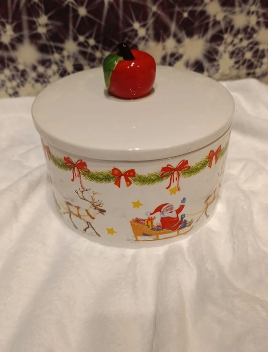 Ernesto – świąteczny ceramiczny pojemnik na ciasteczka