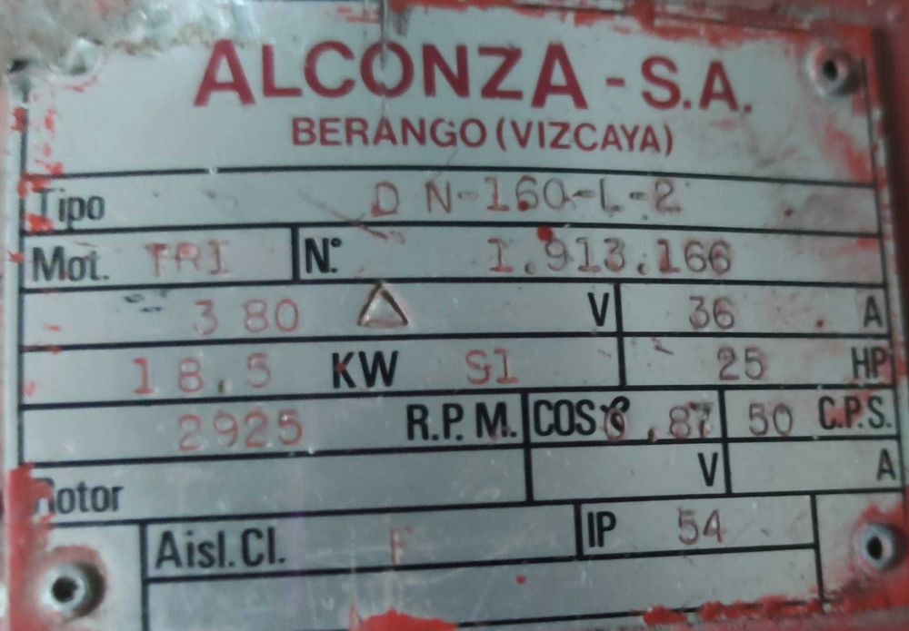 Motor de bomba de água