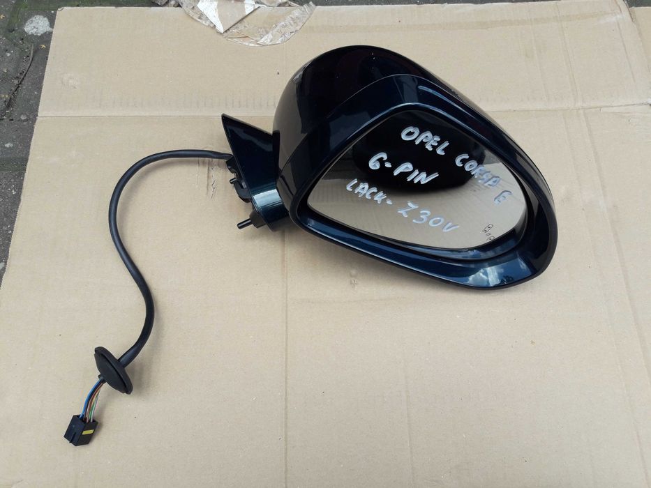 Lusterko Prawe Asysten Pasa Ruchu 6 Pin Pinów Opel Corsa E 2014 Europa