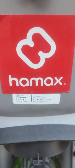 Fotelik rowerowy firmy hamax