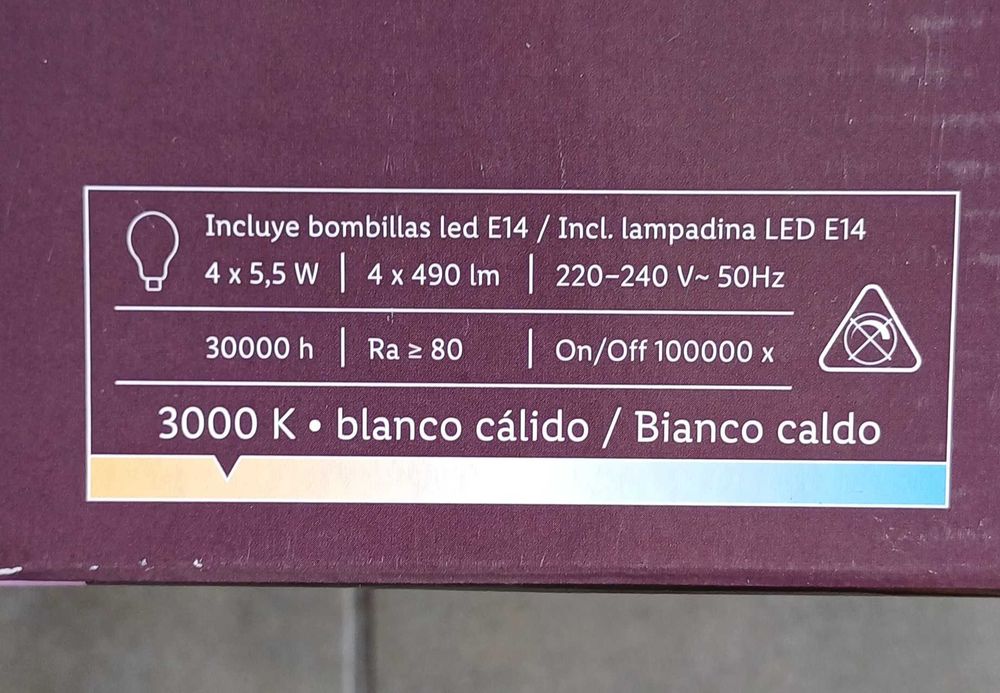 Candeeiro de tecto Livarno