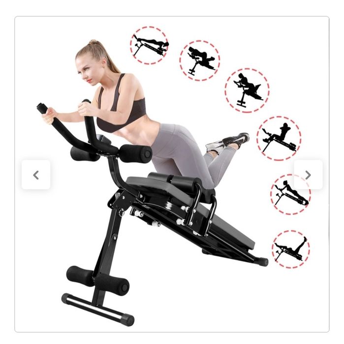 Máquina de Exercícios Abdominais  – Multifuncional e Dobrável