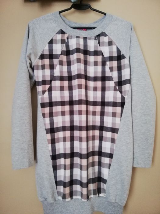 Bluza tunika dresówka do karmienia HappyMum M