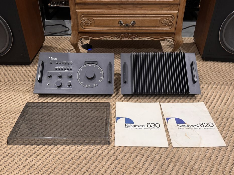 Profesjonalny zestaw stereo Nakamichi 630 620 koncowka mocy przedwzm