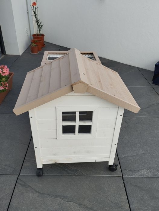 T. Vedras_Gaiola madeira Coelho ou Porquinhos da Índia A59xC95xP55