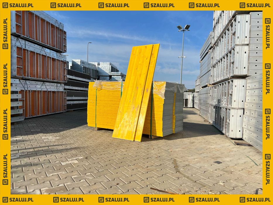 Płyta szalunkowa trójwarstwowa świerkowa okuta premium