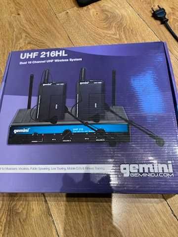 Zestaw dwóch mikroportów Gemini Uhf 216hl