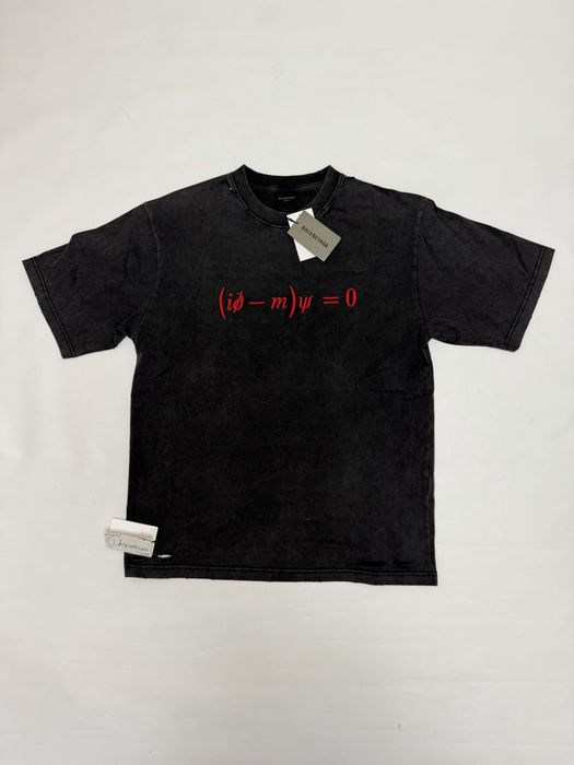 футболка Balenciaga Dirac formula tee washed 2026 vetements rick owens project gr